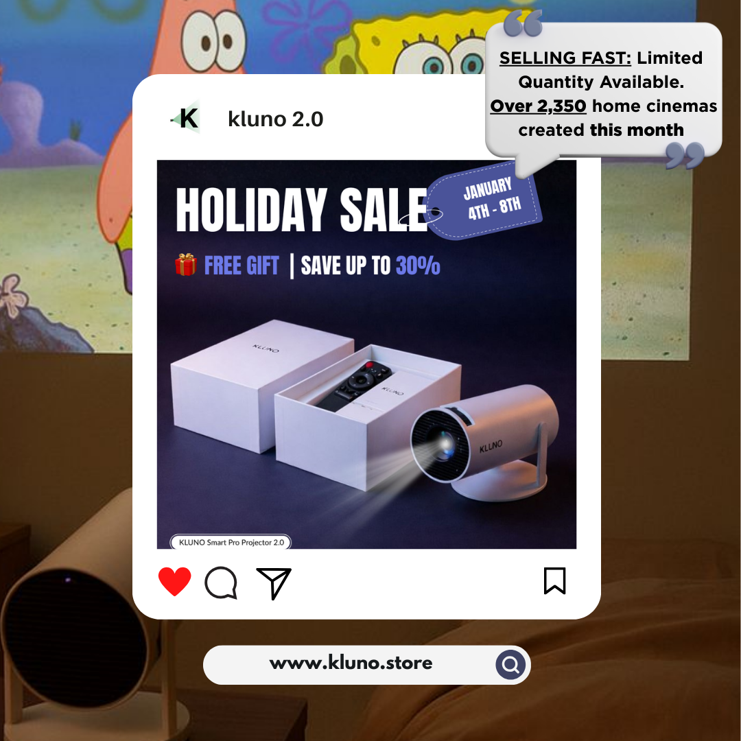 KLUNO™ Pro Projector 2.0