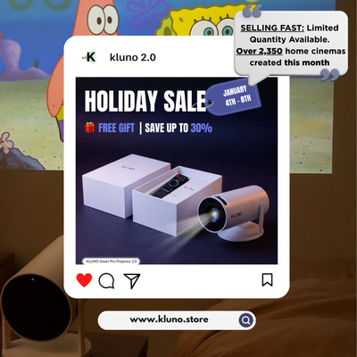 KLUNO™ Pro Projector 2.0