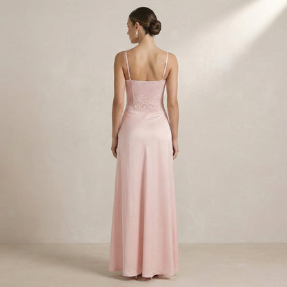Rosette Maxi Dress
