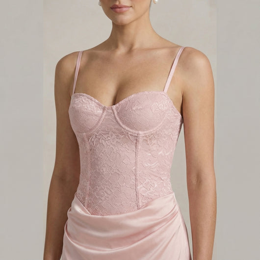 Rosette Maxi Dress